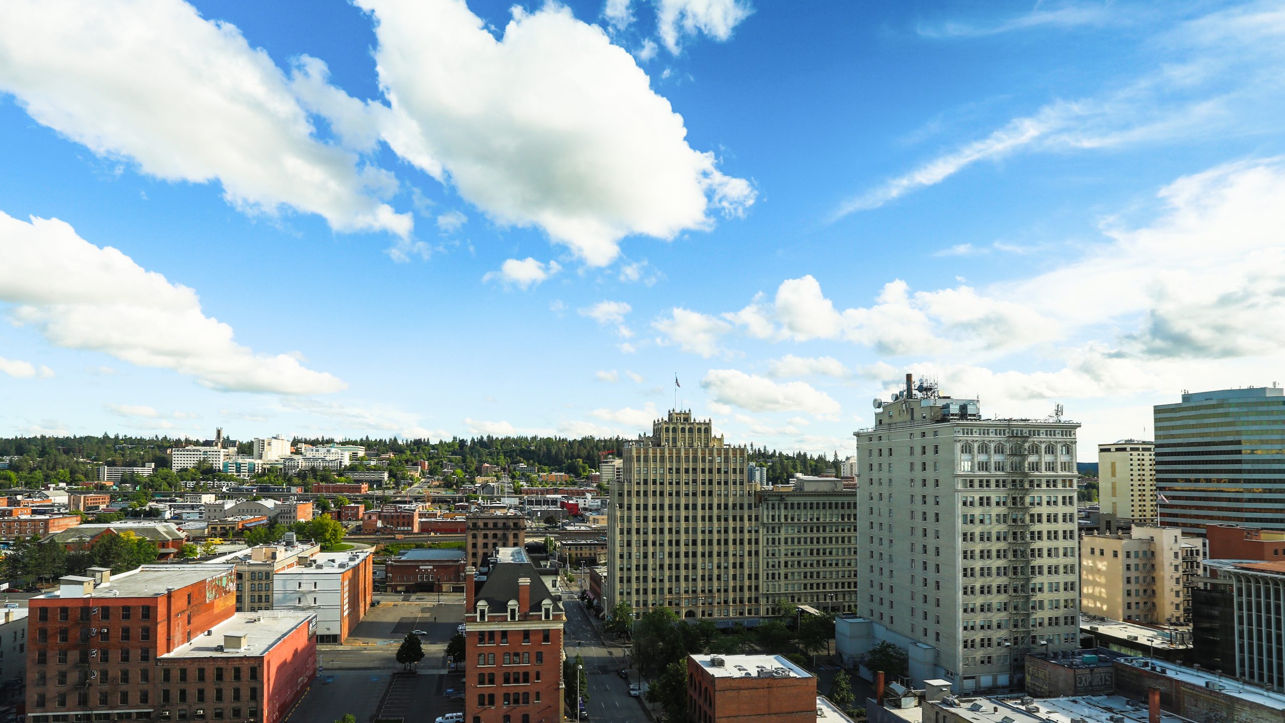 Spokane, Washington from Window